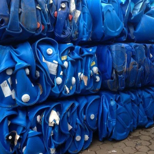 Синий барабан HDPE голубой в