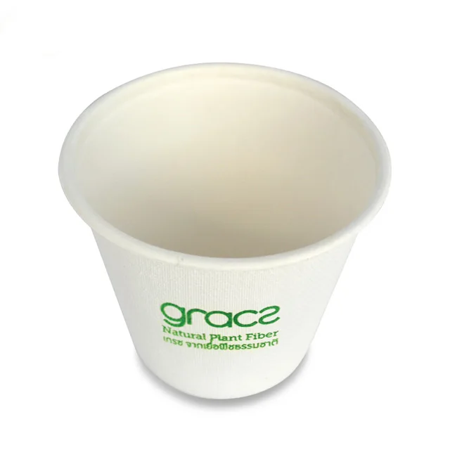 Компостная чашка, пищевые контейнеры из сахарной пульпы 500 мл из Таиланда Gracz L021 Премиум-качества