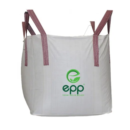 Best Seller Type B Moistureproof PP Woven Sacks Big Bag Maxisaco 500kg High Denier Cement Container FIBC Bags