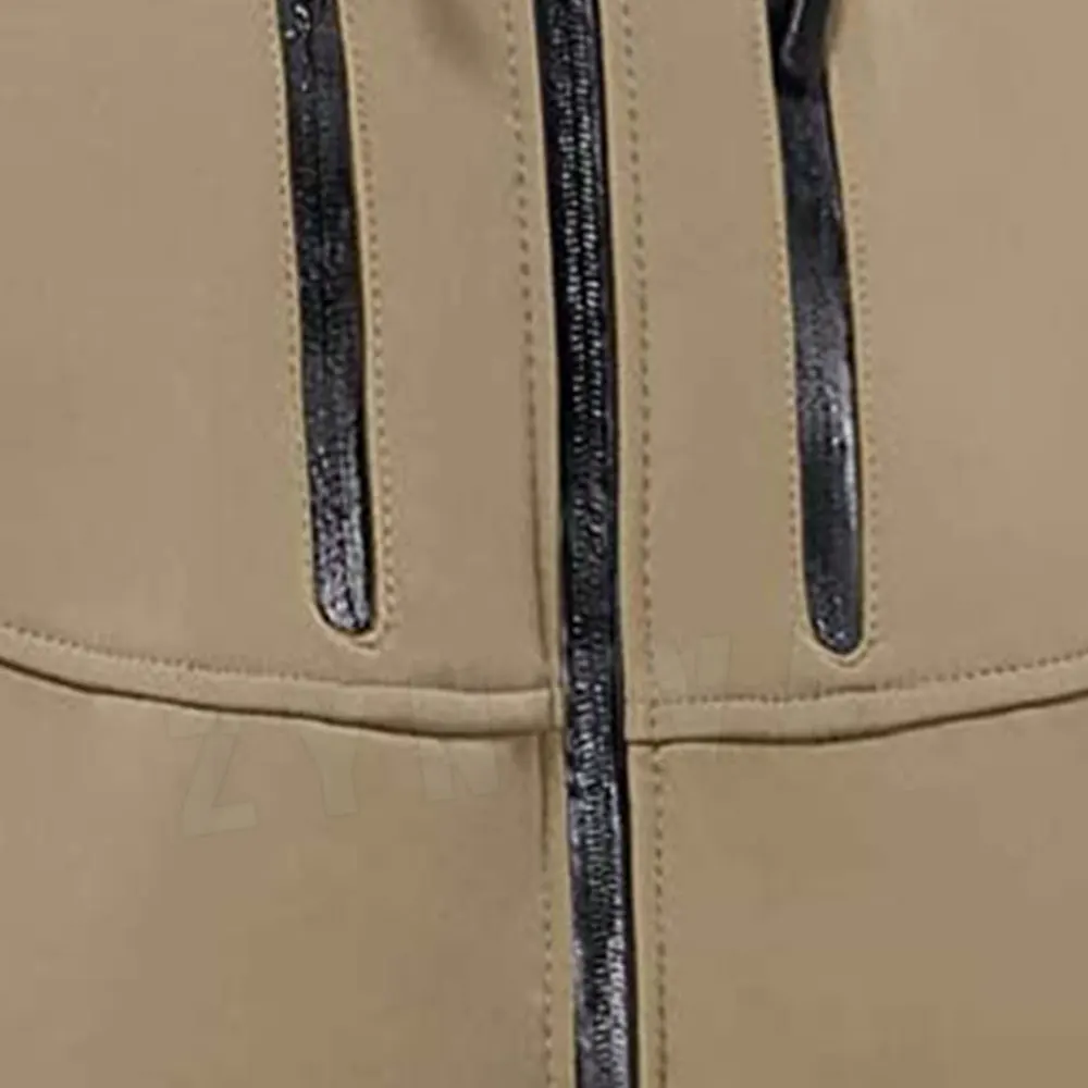 
Custom Print New Softshell Jacket Men Waterproof Windproof Thermal Fleece Outdoor Hooded Jacket Windbreaker Jacket 