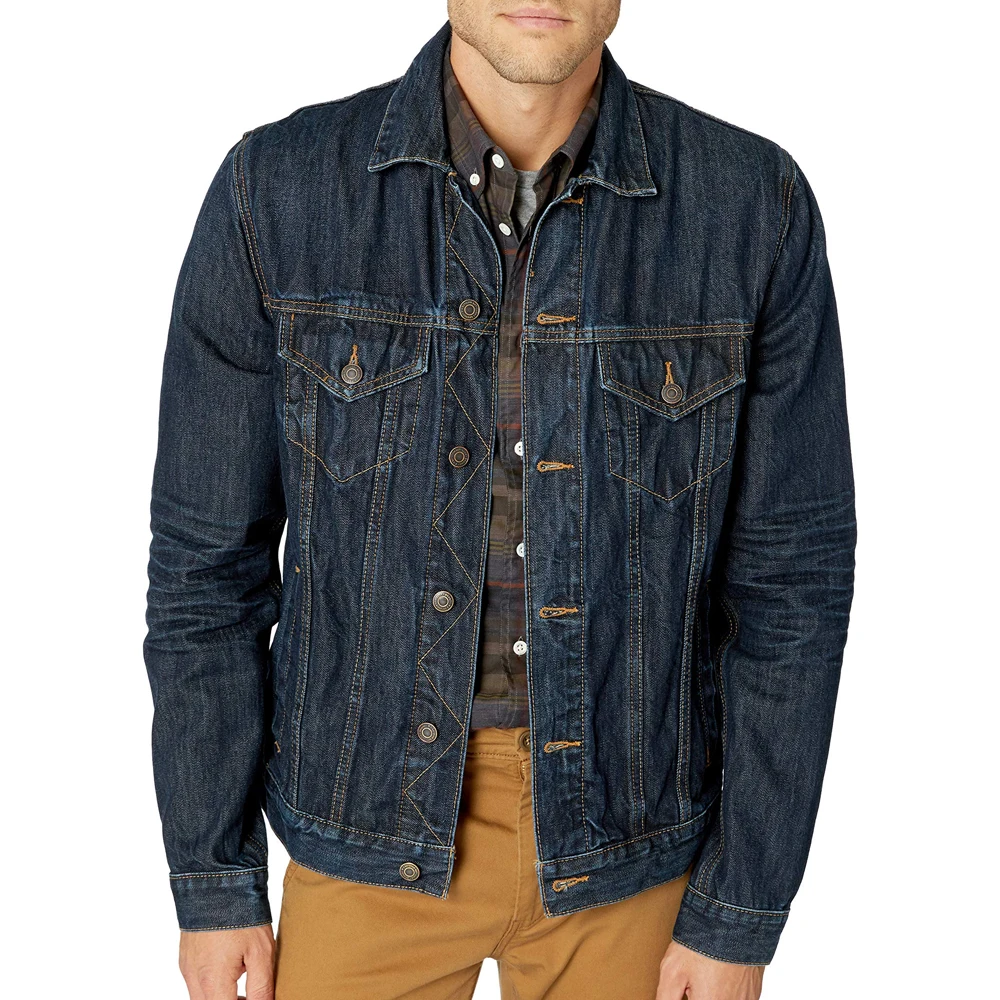 Большие размеры для мужчин джинсовая куртка в ассортименте) и рваные джинсы с эффектом потертости, кожаные куртки пальто брендовая Новинка