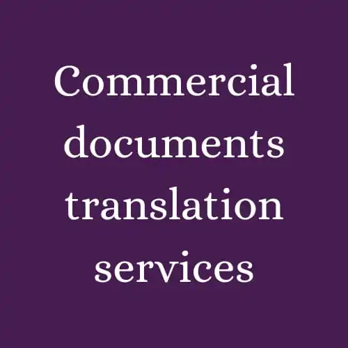 Commercial Document Translation Services translation of German English French AT BEST WHOLESALE PRICE MANUFACTURES IN INDIA