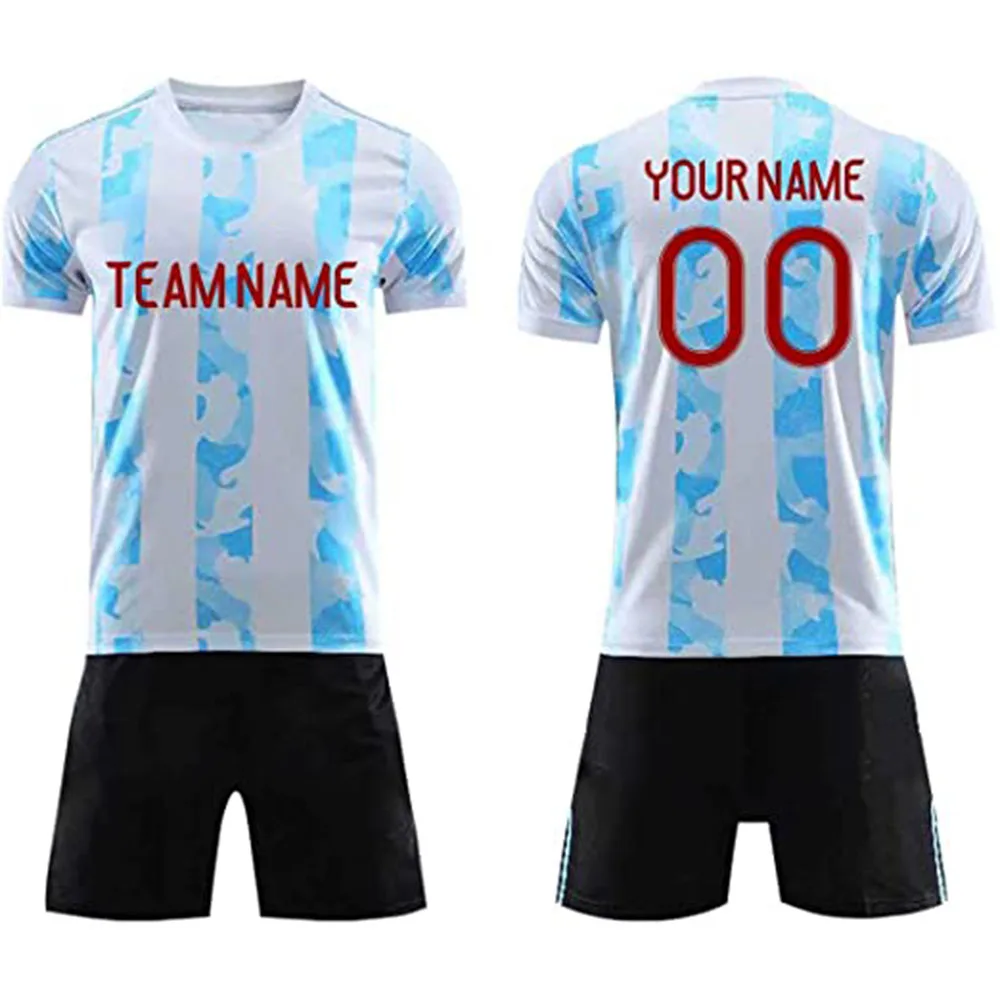 2021 High Quality Sportswear Away Cheap Uniform Soccer Jersey Football Jersey Soccer Wear Uniforms Custom Football Jerseys