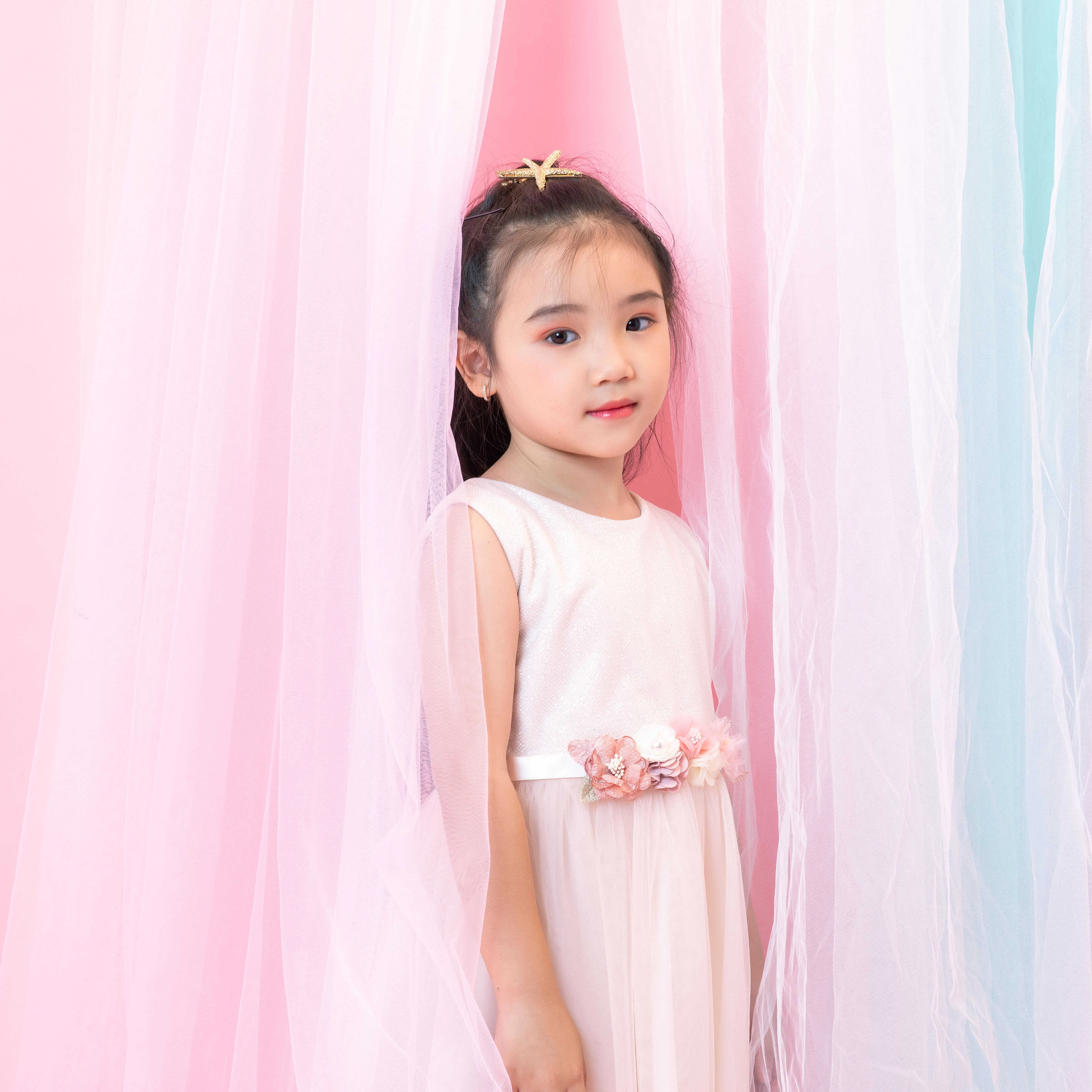  Платье принцессы ручной работы для маленьких детей платье в Королевском Стиле девочек