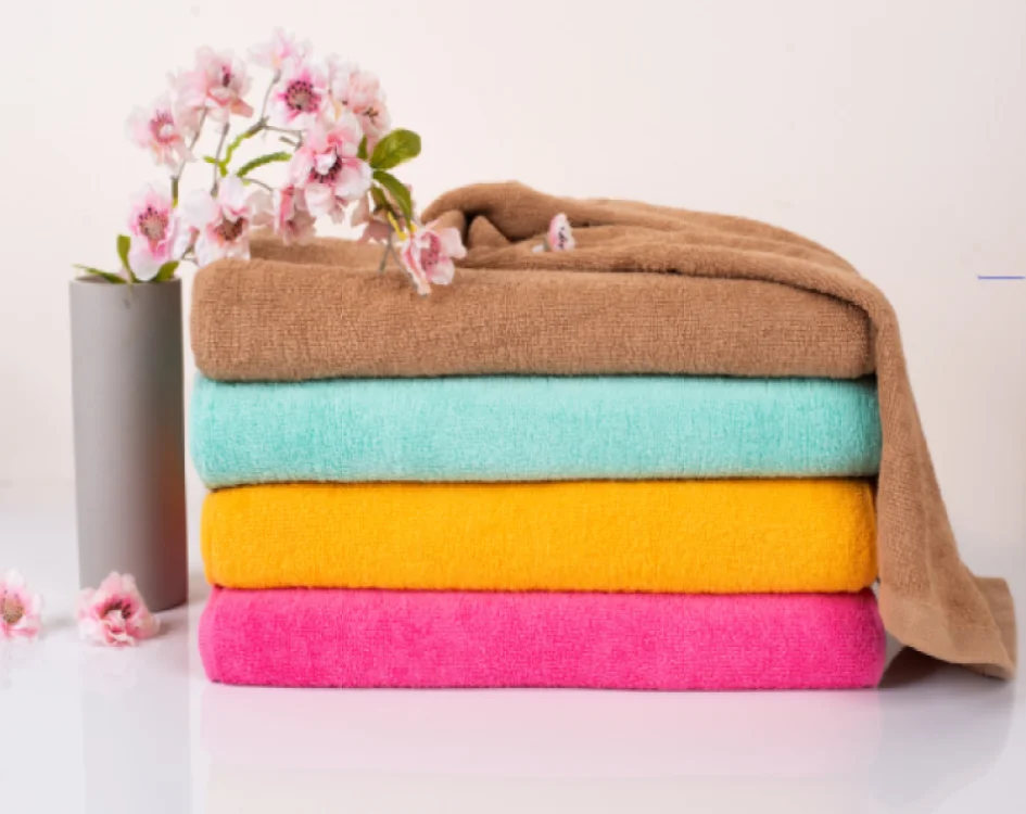 Wholesale 100% organic cotton Comfortable Affordable bath towels super soft and super absorbent towels