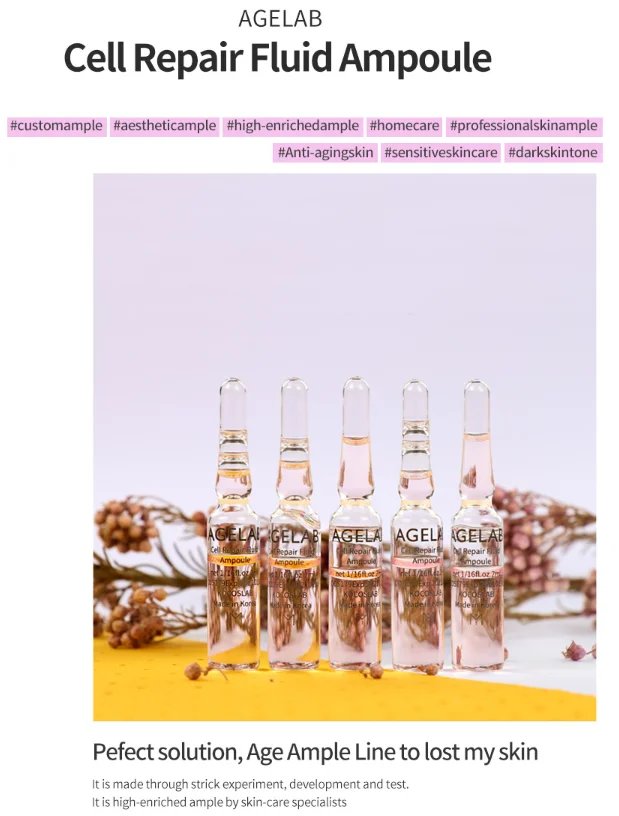 Agelab Cell Repair Fluid Ampoule 2ml x 10 bottles 50g made in Korea  aesthetic high-enriched  brightening shining Dotrade