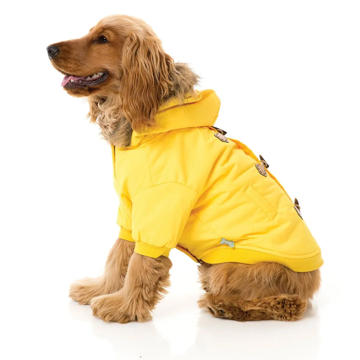 Moscow Duffel Jacket - Yellow Comfortable Adventure Jacket Pet Clothes Recycled Pet Clothes for Dog