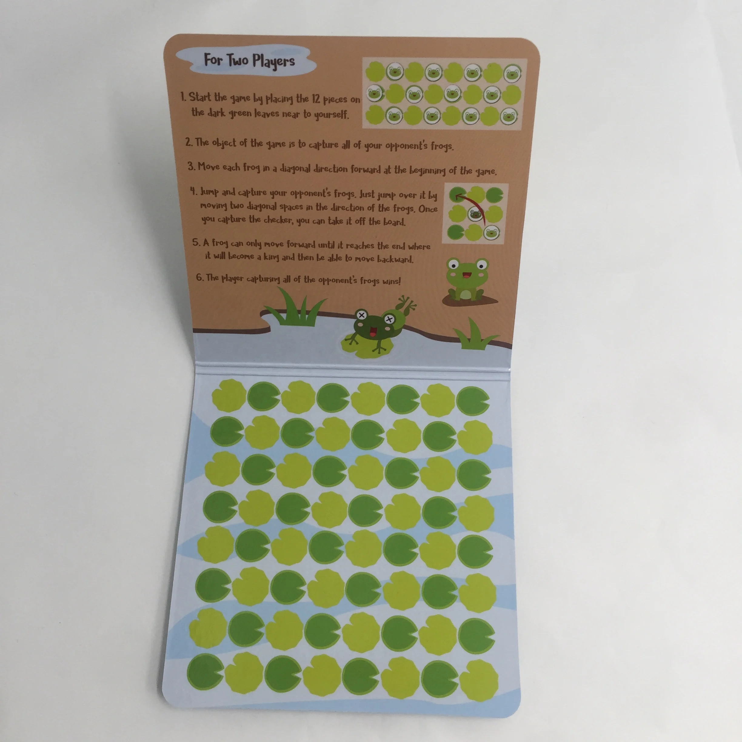 
High quality tpe stickers cheess game board for travelling and kids learning 