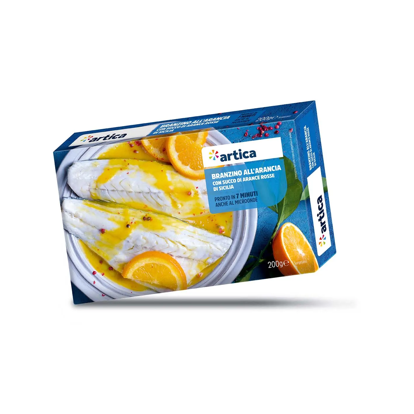 
Best Rank OEM Italian ready meal: sea bass fillet with orange sauce 200g hot sale 