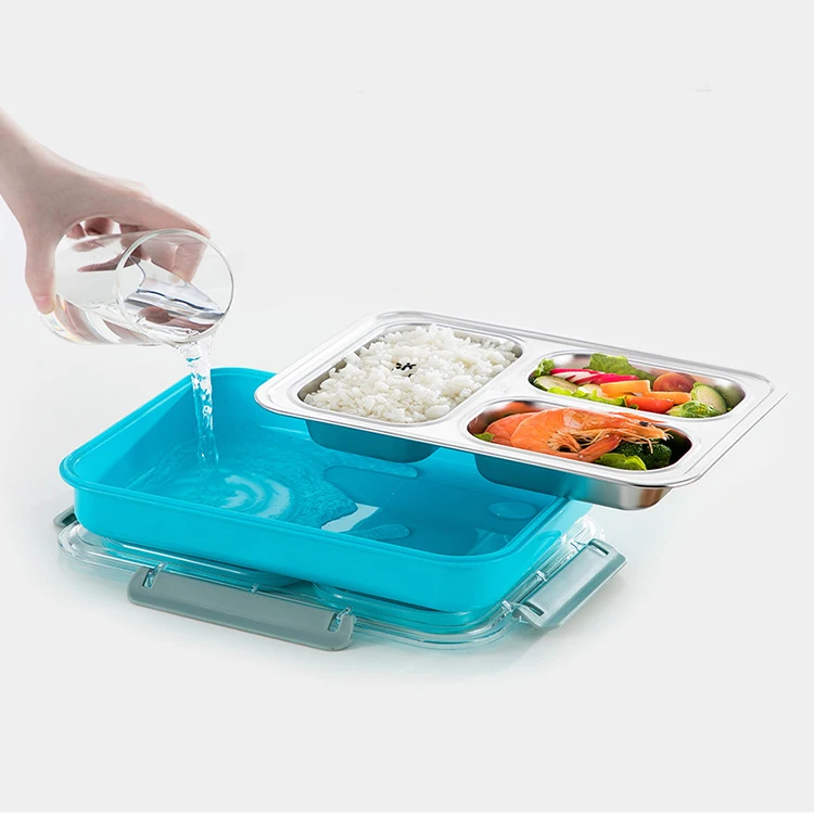 Introducing Stainless Steel  Plastic Wholesale Metal Food School Bento Lunch Box Kids