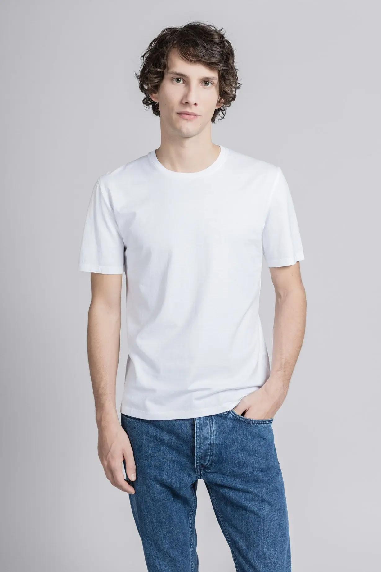 High Quality Pure Cotton Pure Color Long Sleeve T-Shirt Cotton 100% Tshirts For Men Fashion