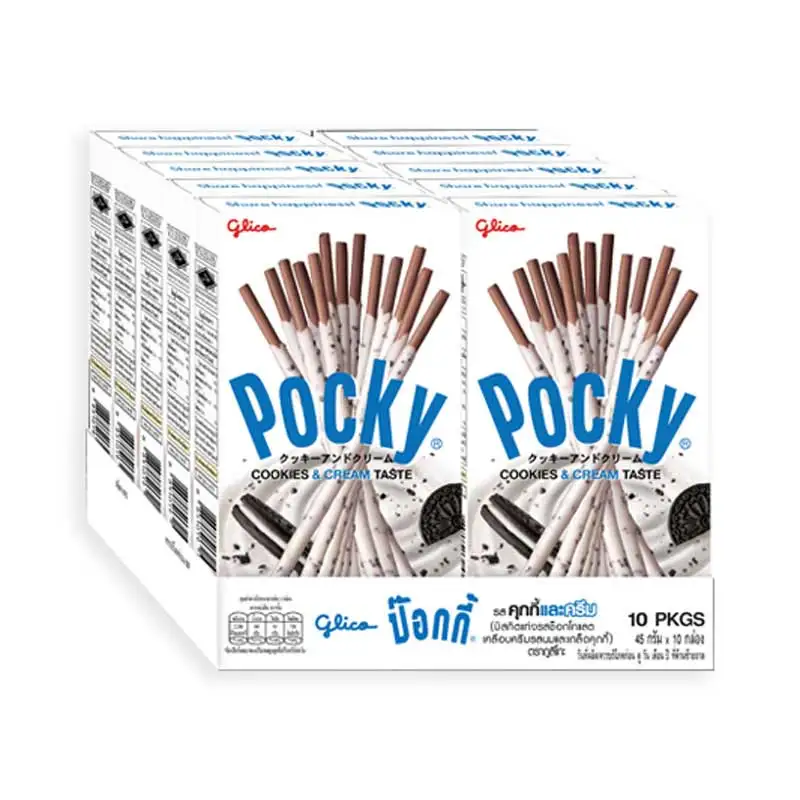 Оптовая продажа палочки для печенья и кремов Glico Pocky со вкусом тайские закуски высокого качества