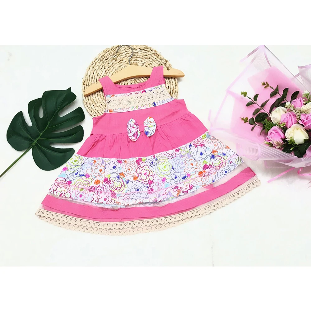 Baby Girl Summer Party Dress Costume Princess Dress 2-7 years Made In Vietnam
