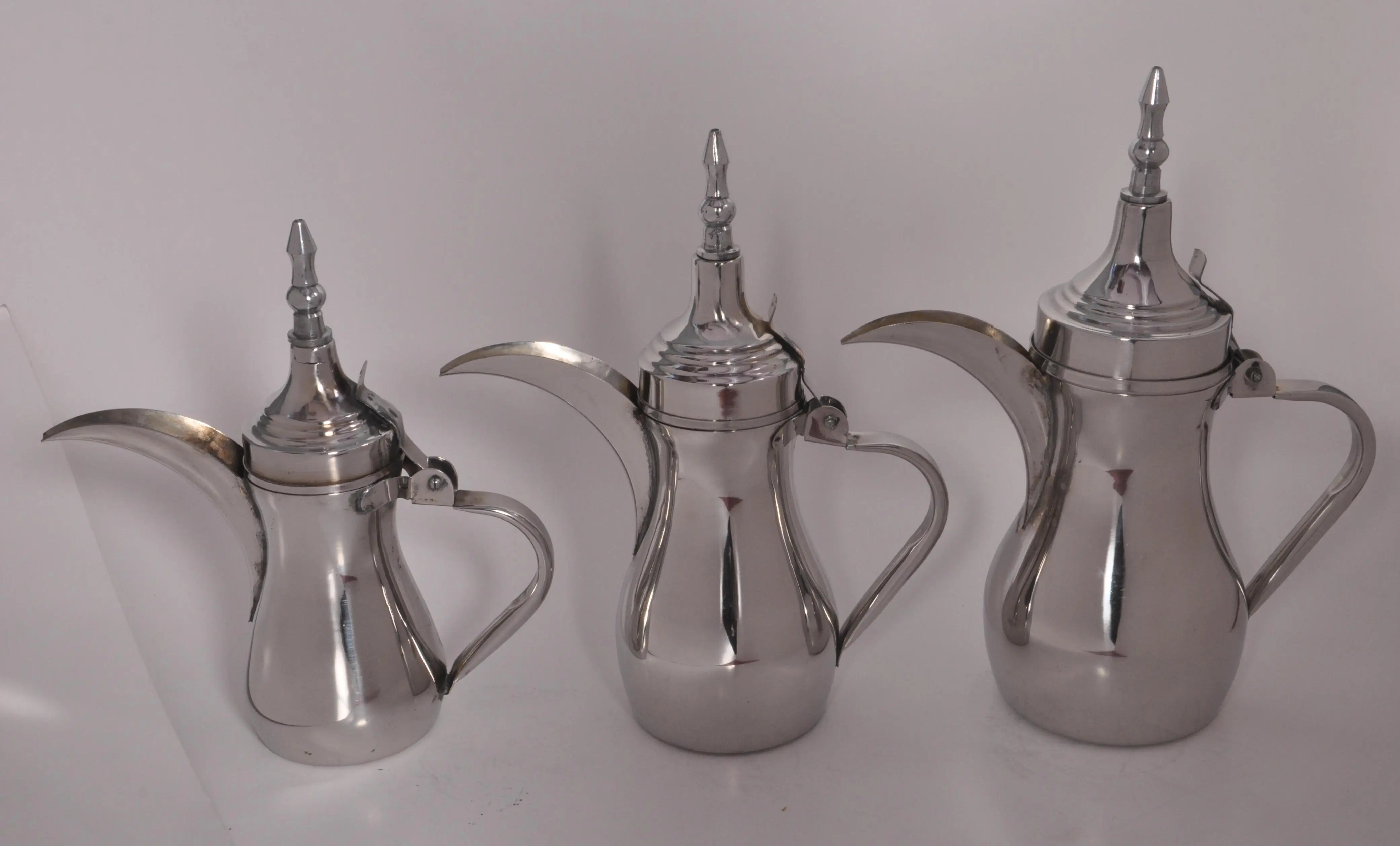 ARABIC DALLAH TEA COFFEE POT MANUFACTURER FROM INDIA DALLAH ARABIC SET OF THREE EID DECOR RAMADAN 2022 GIFT DINNERWARE SETS