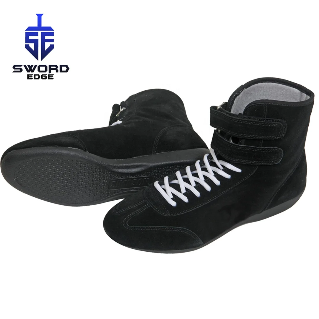 Fireproof kart racing black shoes