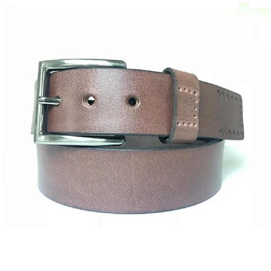 
 Высококачественный повседневный кожаный ремень ручной работы из натуральной кожи для мужчин  