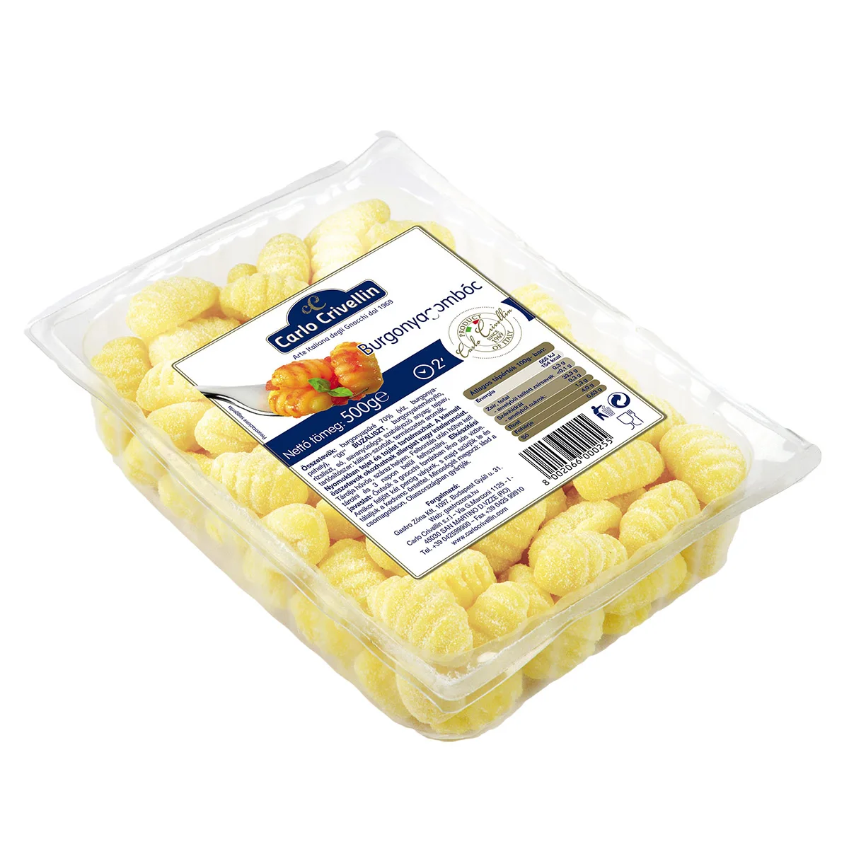  Картофель GNOCCHI 70% в лотке GR.500 x 16