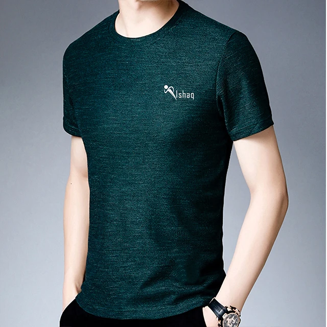  Оптовая продажа 100% Мужская футболка из конопляного хлопка