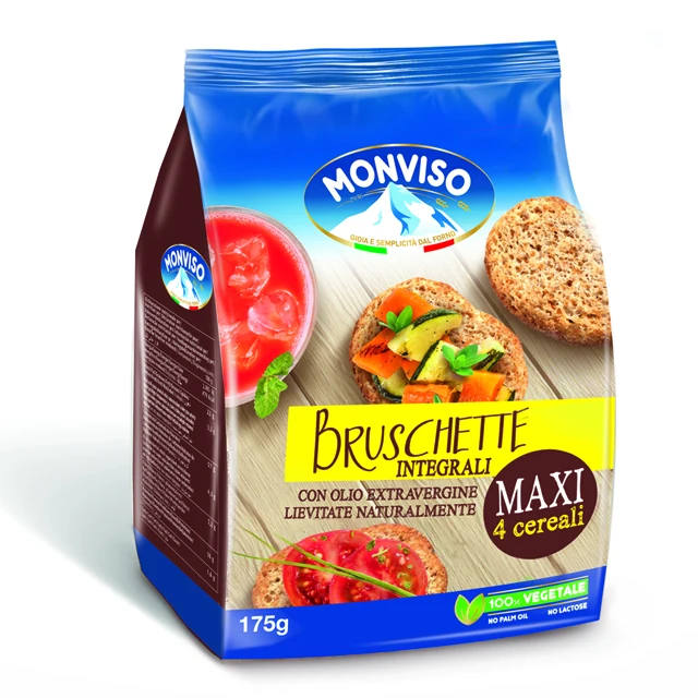 High Quality Italian Bruschette Maxi 175g Wholemeal toasted bread