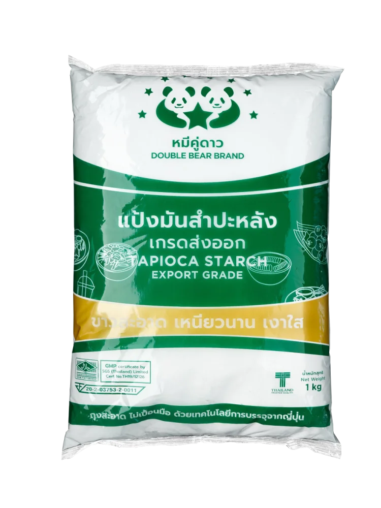 1kg  100% Thai Tapioca Starch Premium Export for Asian Recipes Of Savories, Gravies or Desserts like Taro Balls, Soups Sauce