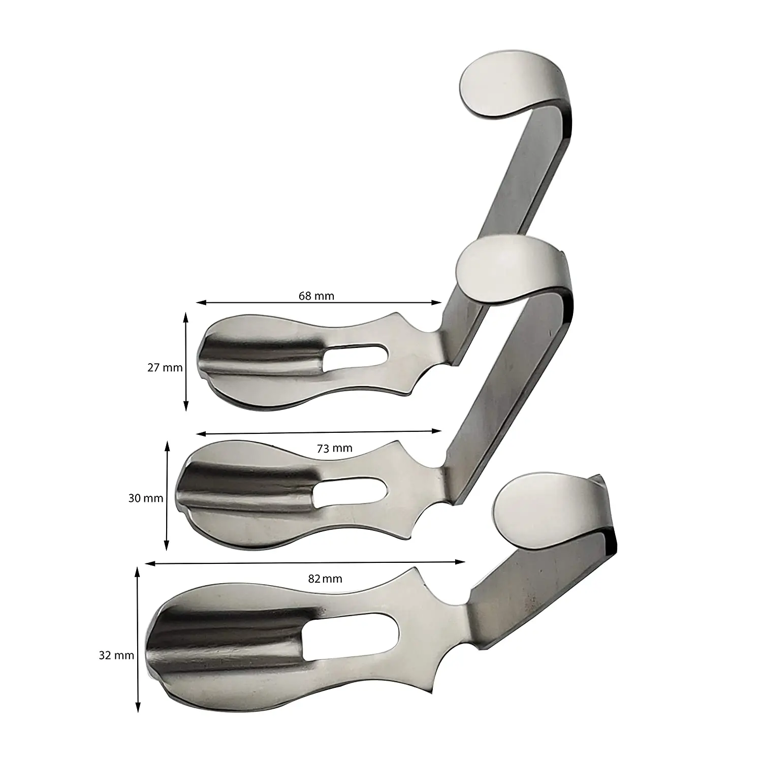 Dingman Mouth Gag frame with 3 Tongue Blades Cheek Retractor Mouth Opener Complete Set Surgical Dental Equipment German Steel