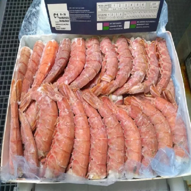 Оптовая продажа вкусные замороженные морепродукты хрустальные красные креветки распродажа