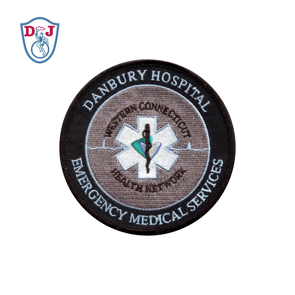 Embroidery Badge Custom Emblem crest Embroidered Patches Garment Accessory