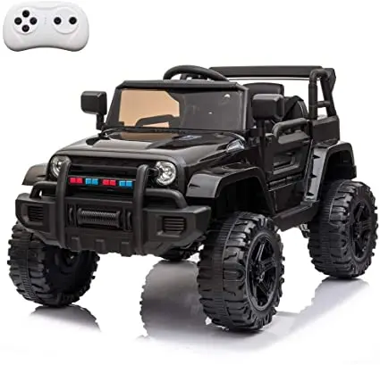 
Top Sales 12V Ride On Jeeps Cars Battery Powered 3 Speeds Trucks Remote Control Outdoor Toy 