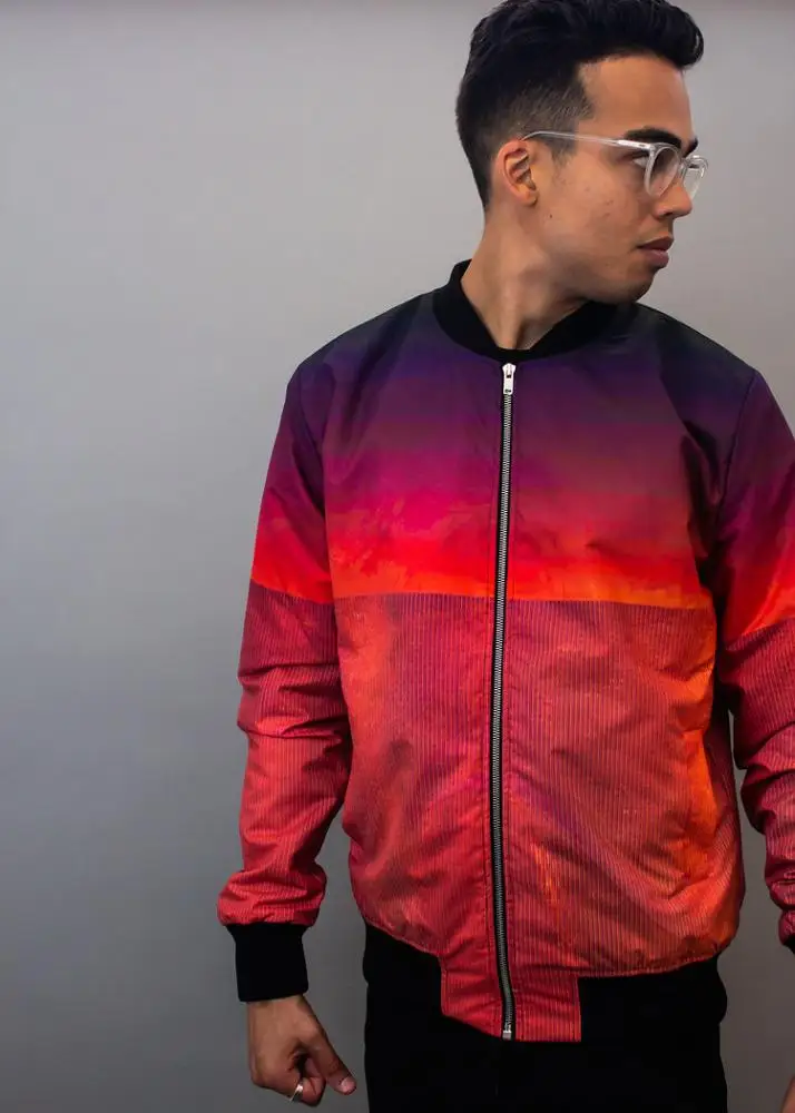 
Wholesale Jackets Wholesale Floral Printed Sublimation Jacket 