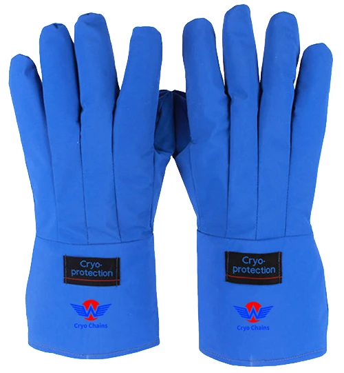 38cm/48cm/58cm/68cm Cold Resistant Cryogenic Glove for Grinding Prevention