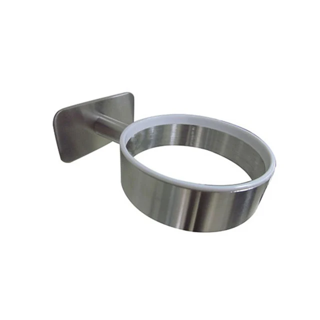No drilling self adhesive stainless steel hair dryer holder wall mounted for bathroom