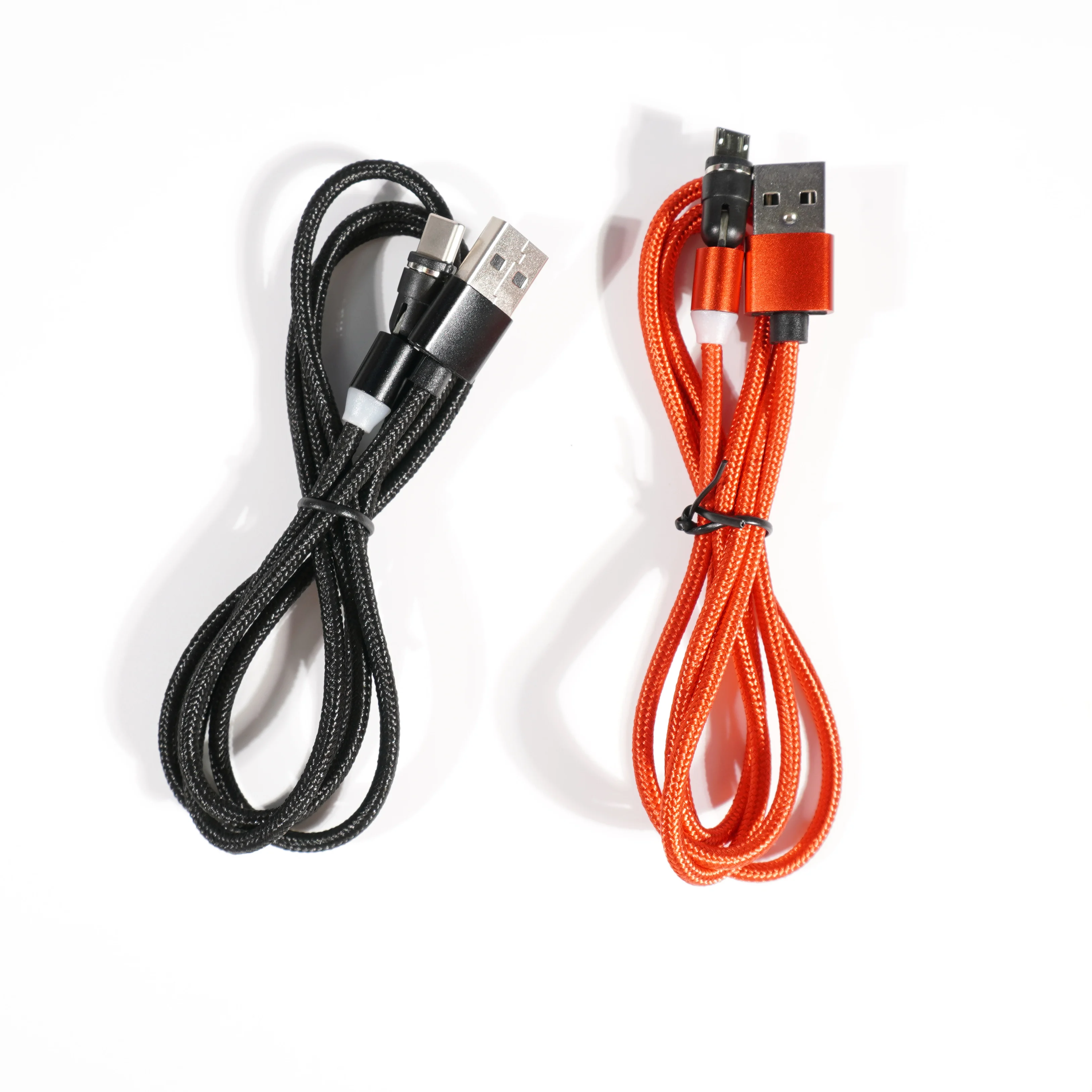 Магнитный зарядный кабель 3 в 1 с разъемом usb type-c micro на 540 градусов для iso телефонов