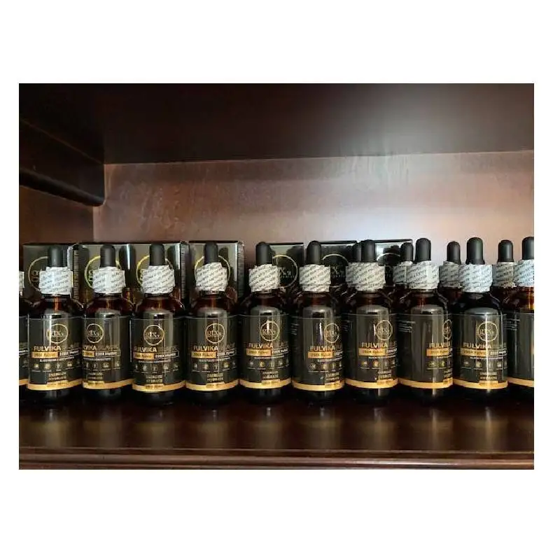 
Can be added to Coffee or tea and Cake or ice cream Fulvika Black Fulvic Concentrate 