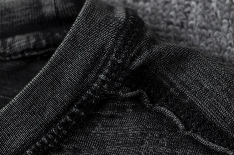 
200GSM Custom Vintage Men Acid Wash T Shirt Enzyme Mineral Wash Tshirt 