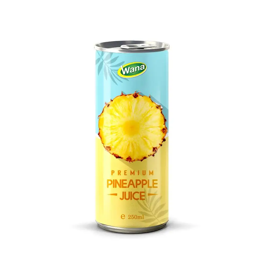 Private label/OEM -Bulk Packing Fresh Orange Juice Drink Brands for Exports in 250ml Aluminum can