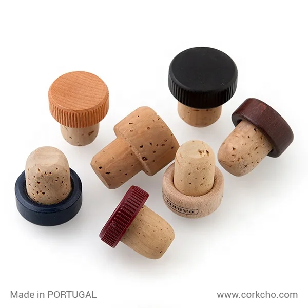 
Bar top, T Cork & Synthetic Stoppers for all kind of drinks 