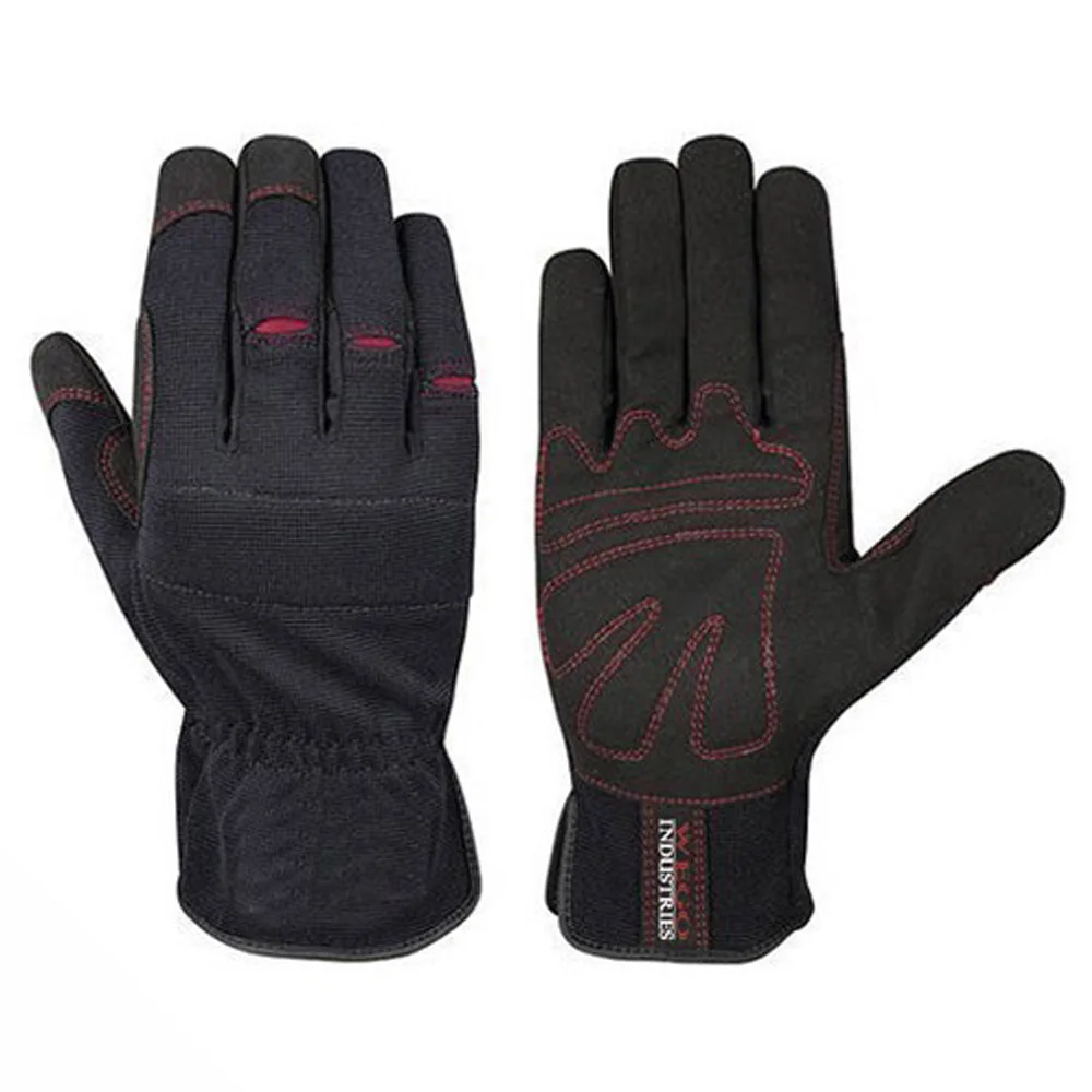 Professional Mechanic Gloves Cowhide Leather Hand Safety Working Gloves With Anti Cut Gloves