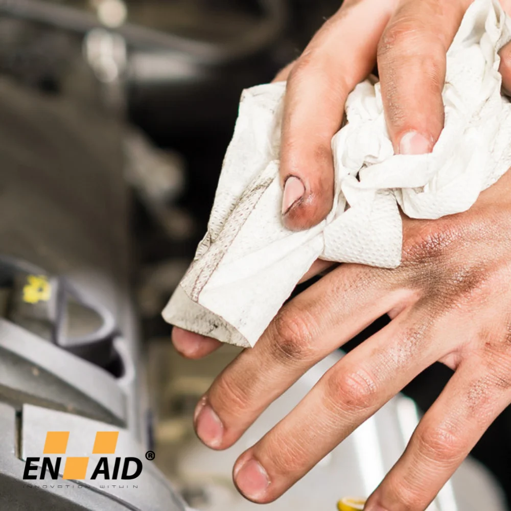  Высококачественные Промышленные салфетки удаляют масляную смазку и грязь. Антибактериальное средство для очистки. Влажные ткани