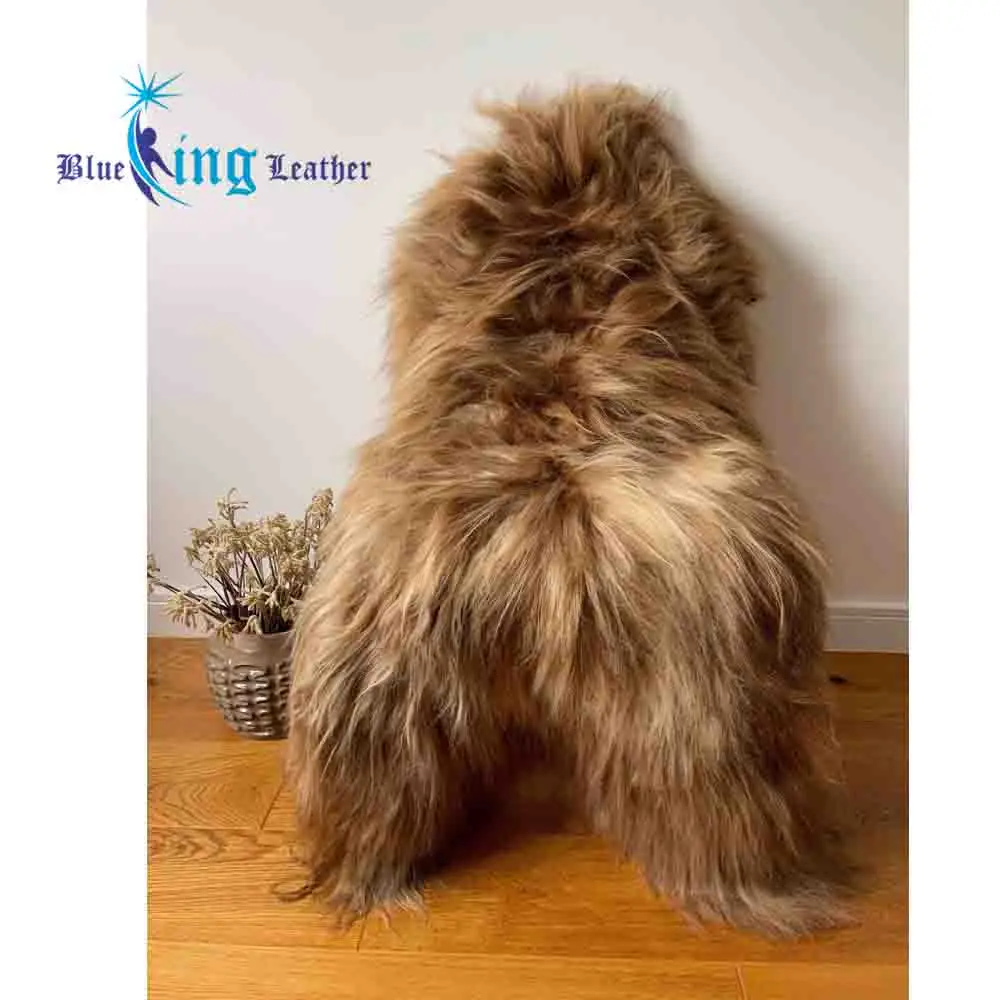 Большой натуральный ковер из овчины мериноса XL