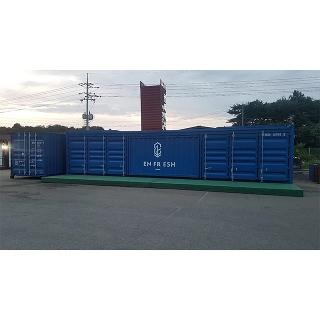 
Made in Korea Top Sale High quality 40ft hc sliding roof container with side door/ side open container 