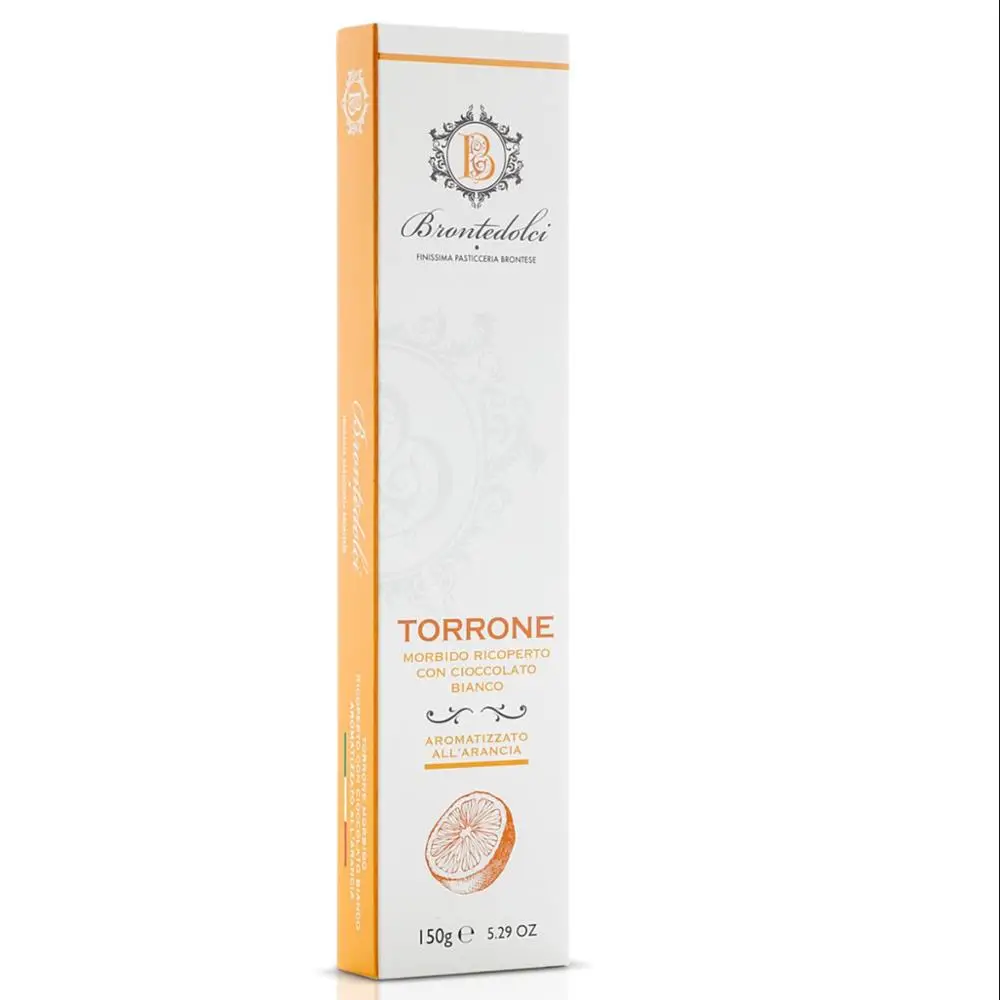 
Italian Dreid fruit snack Almond and Orange Chocolate in gift packaging 150g for export 