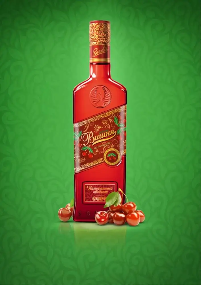 SWEET 18% NATURAL CHERRY and BRANDY 500 ml LIQUEUR