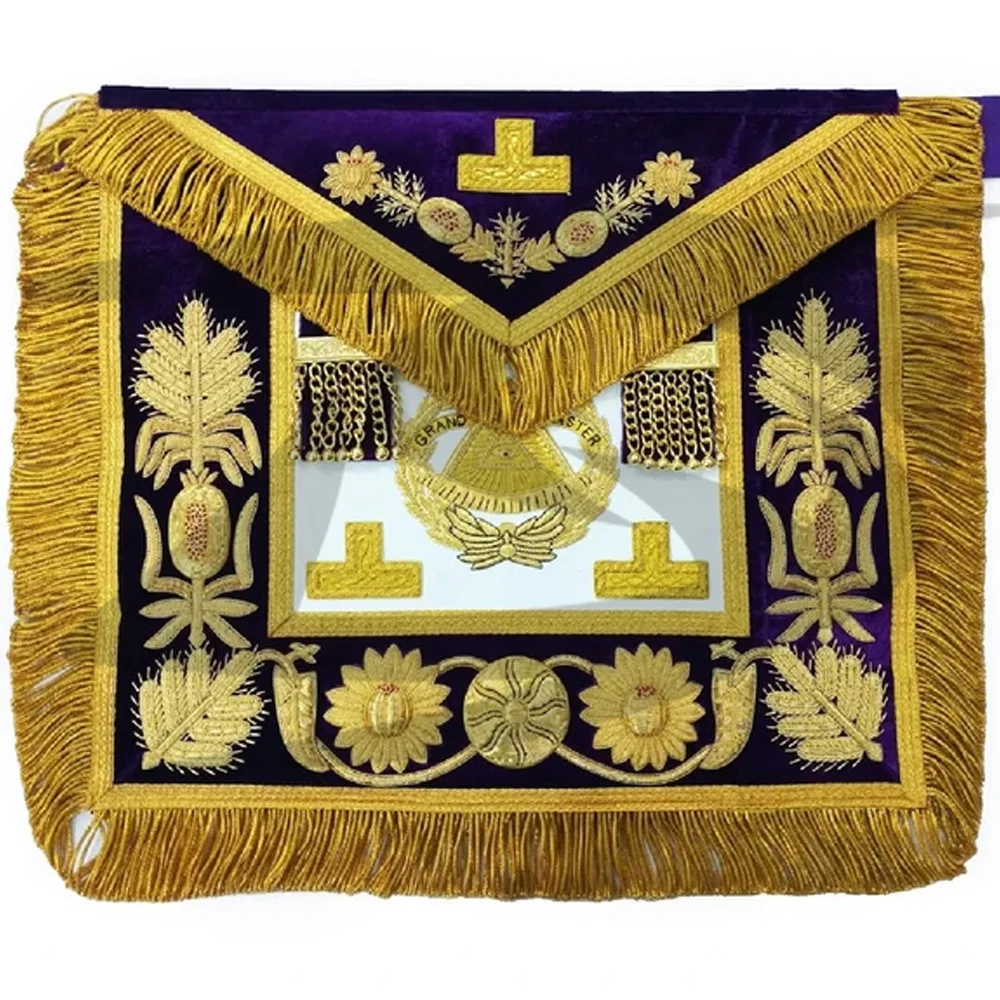 
Custom Masonic Regalia Lodge Aprons Best Quality Grand Lodge Aprons 