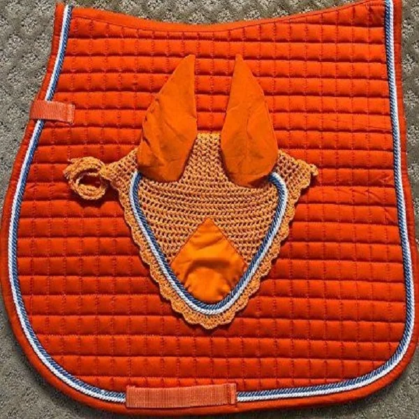 English Horse Saddle Pad Set, Diamond Effect Horse Saddle Pads