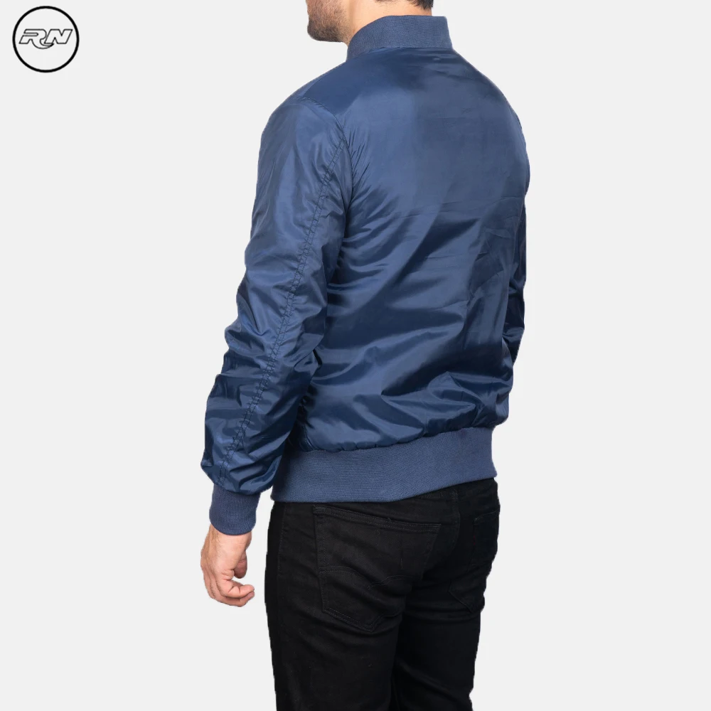 OEM ODM пользовательская мужская одежда от производителя ветрозащитные мягкие мужские бейсбольные куртки для спортзала шелковистая уксусная атласная куртка-бомбер