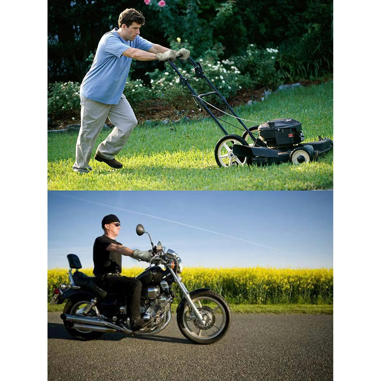 Cow Split Leather Work Gloves Driver Gloves  Truck Warehouse Garden Farm Men Women Outdoor Work Gloves