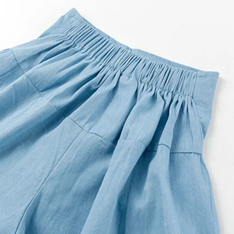 Summer Girl Suspender Pants Kids Clothing RTS Factory Direct Sale Top Design American Style Solid Color Pink Yellow Red OEM Anti