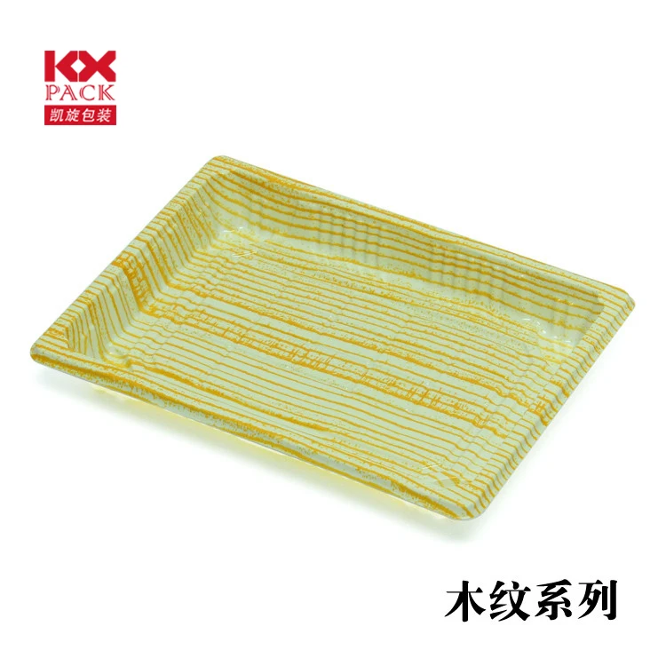 Best Selling Box Plastic Packaging Manufacturer Black Sealed Buckle Food Sushi Take Out Container