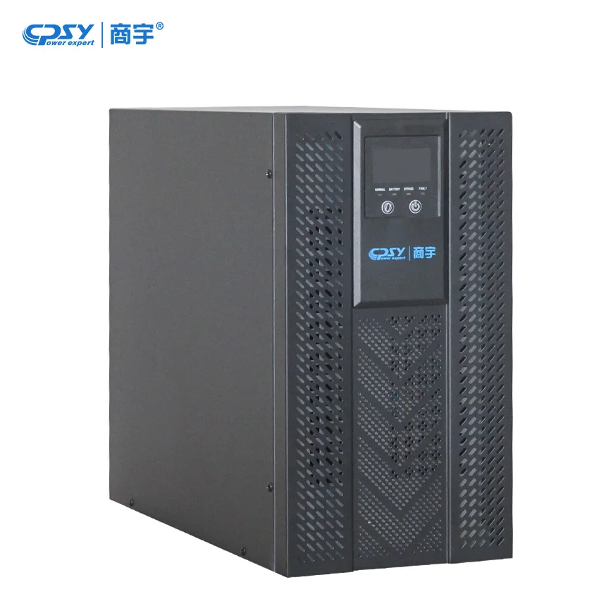 380V/220V 3-Phase  in single phase out ups 10KVA High Frequency Online UPS with 4 hours backup