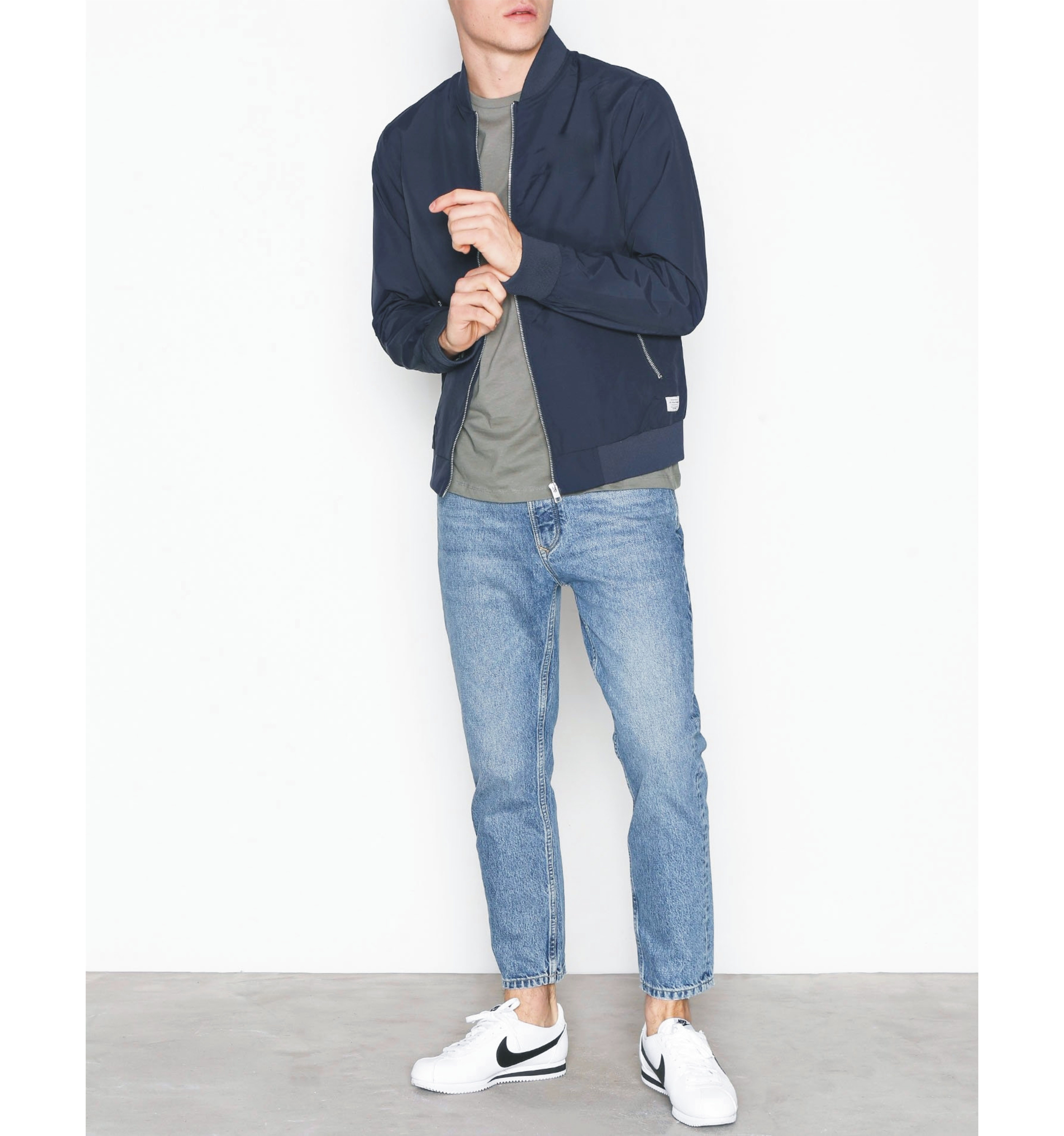 Top Quality Men Military Surplus Alpha Jacket / blue color satin bomber jacket / ma-1 bomber jacket